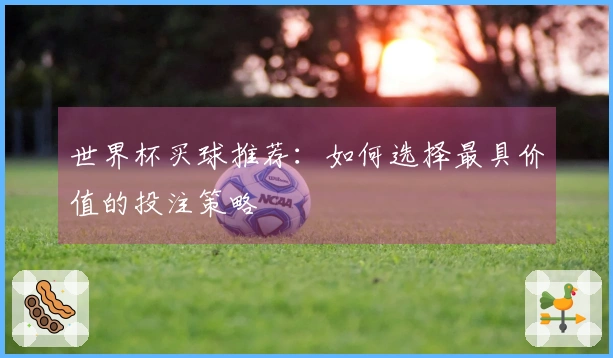 世界杯买球推荐：如何选择最具价值的投注策略